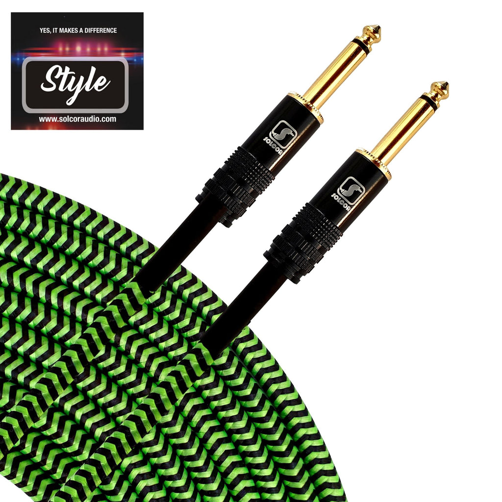 Cables Tejidos para Instrumento - 3 y 6m (+17 colores) - Solcor Style